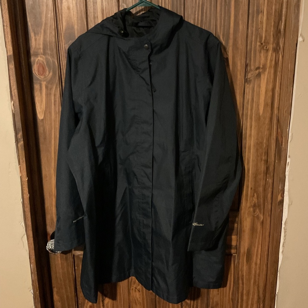 Eddie Bauer Dark Navy Rain Jacket